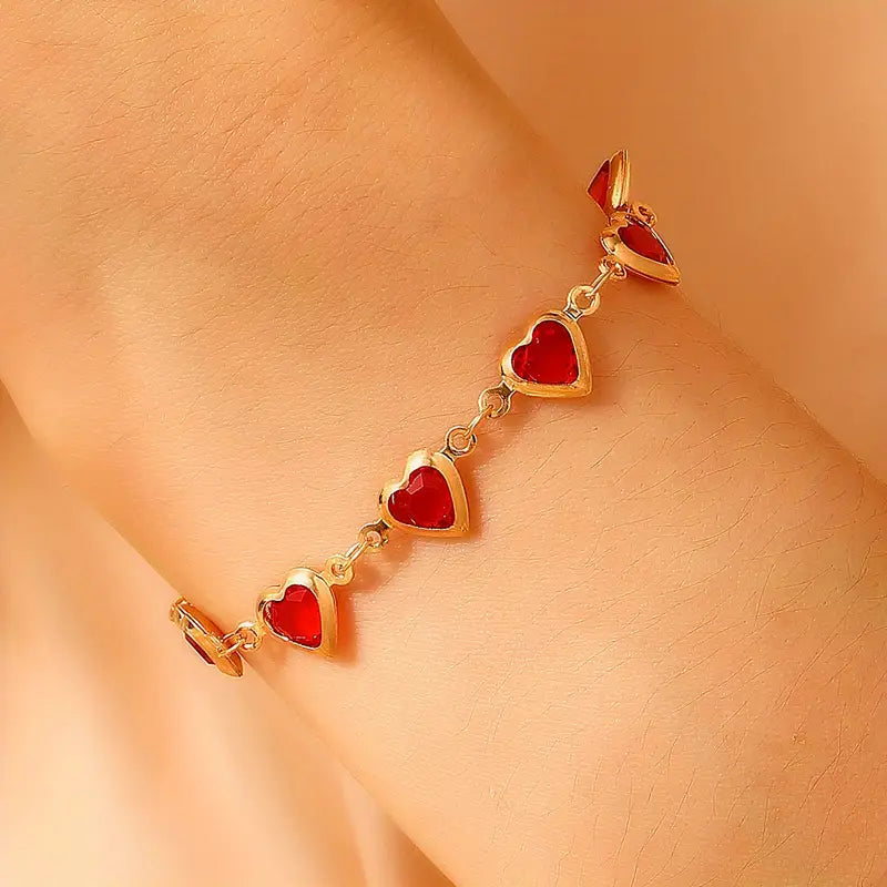 Red Heart Bracelet