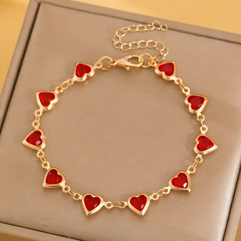 Red Heart Bracelet