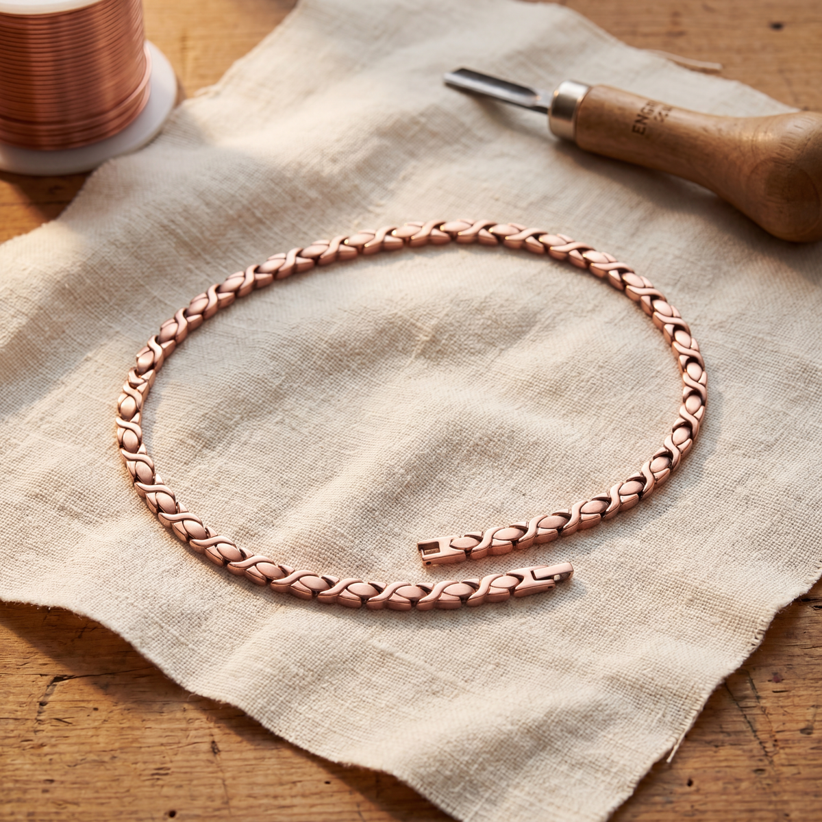 Olivia's Cedar Copper Necklace