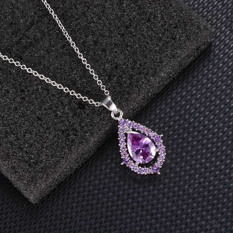 Nadine Amethyst Necklace and Earrings