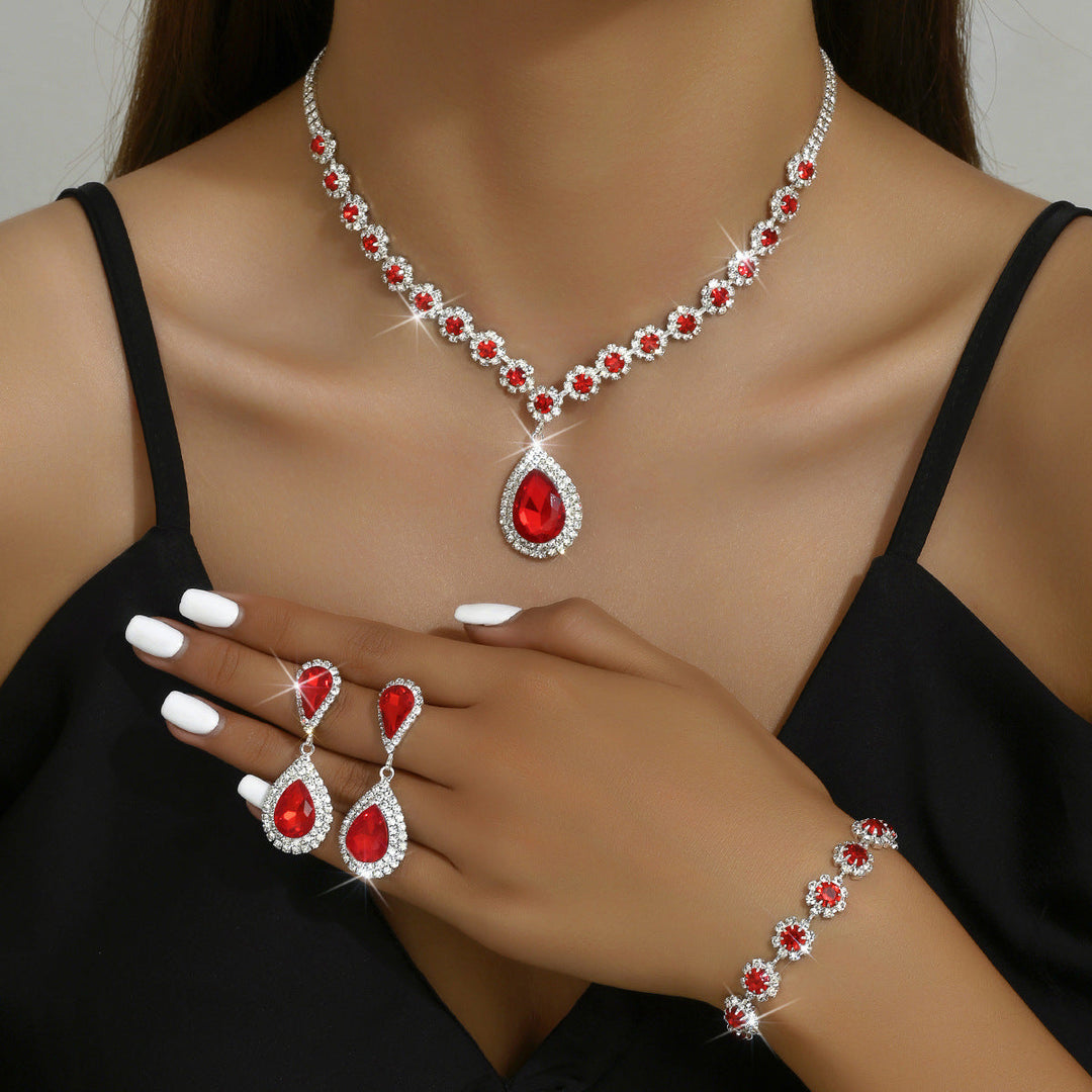 Three-Piece Bridal Jewellery Set