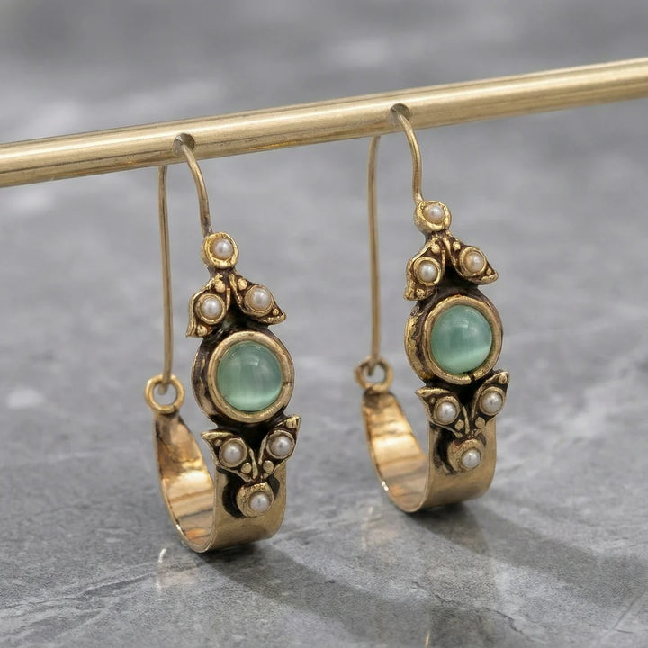 Retro Ethnic Style Pendant Earrings