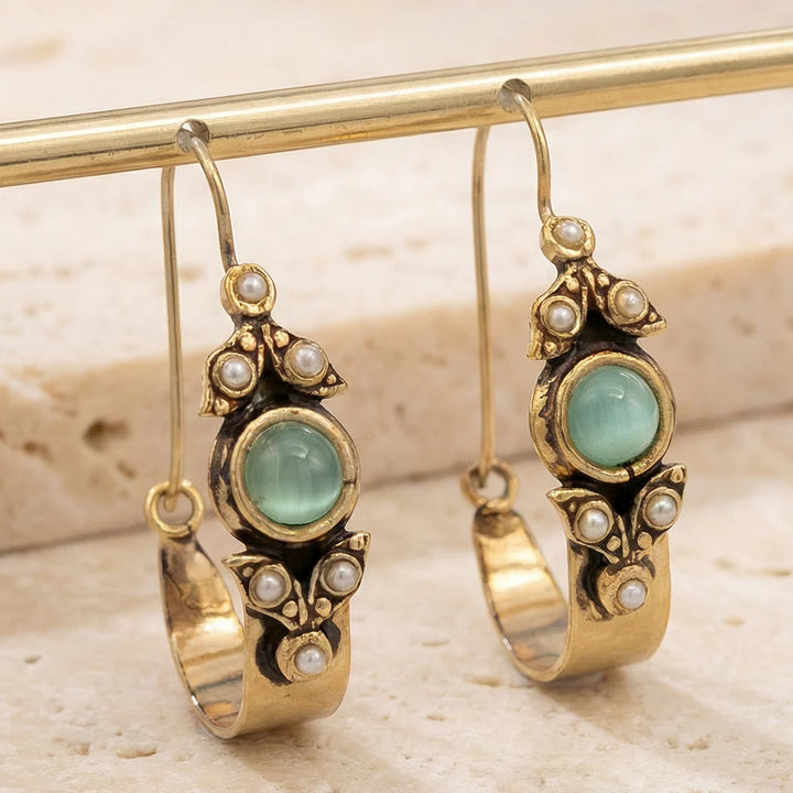 Retro Ethnic Style Pendant Earrings