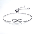 Chic Adjustable Infinity Symbol Bracelet