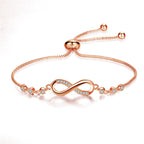 Chic Adjustable Infinity Symbol Bracelet