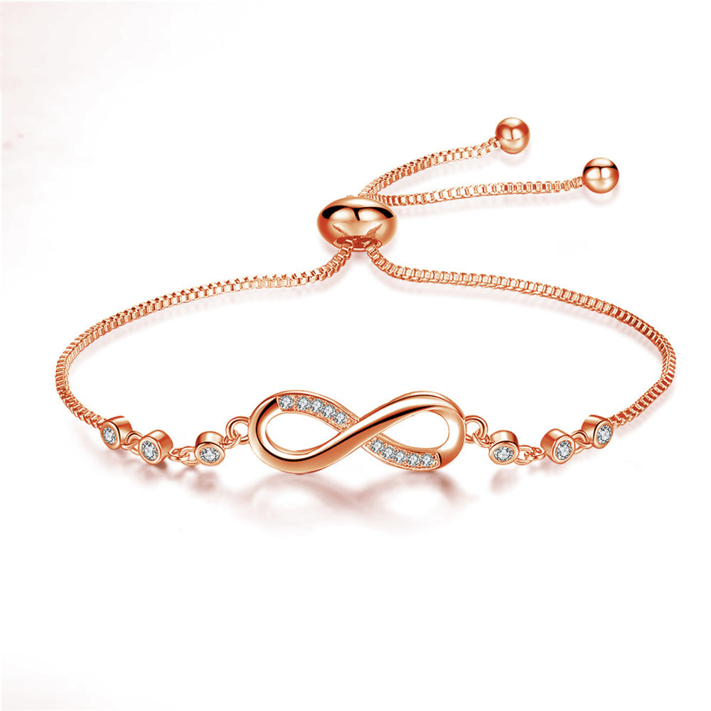 Chic Adjustable Infinity Symbol Bracelet