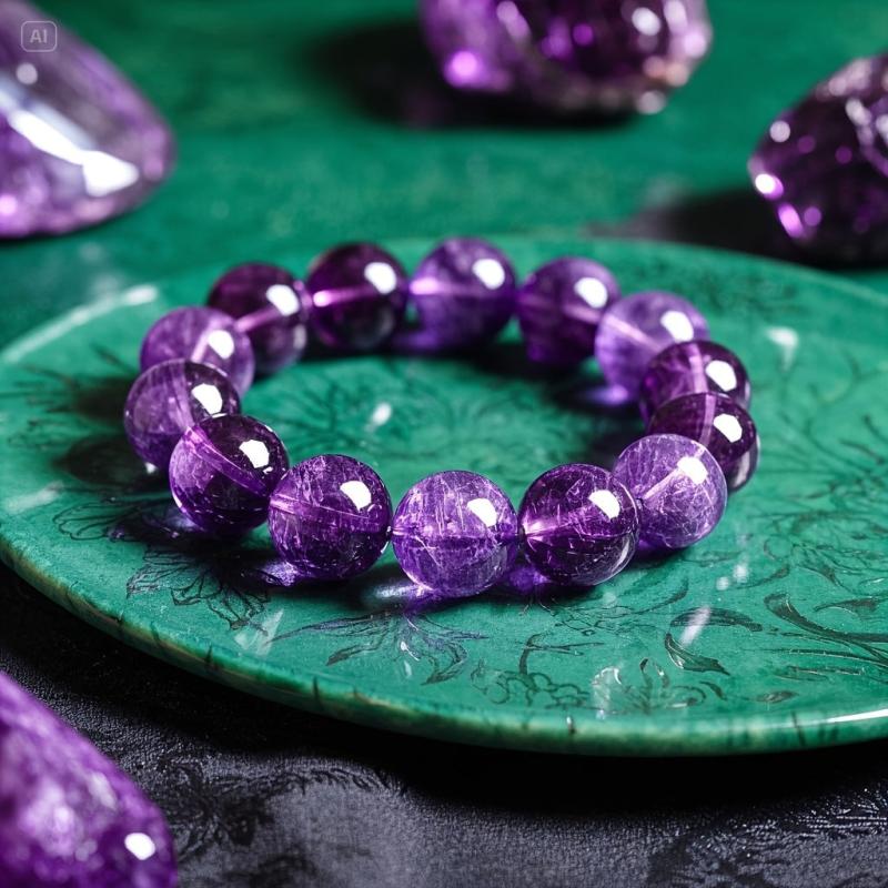 Valeria Purple Pearl Bracelet