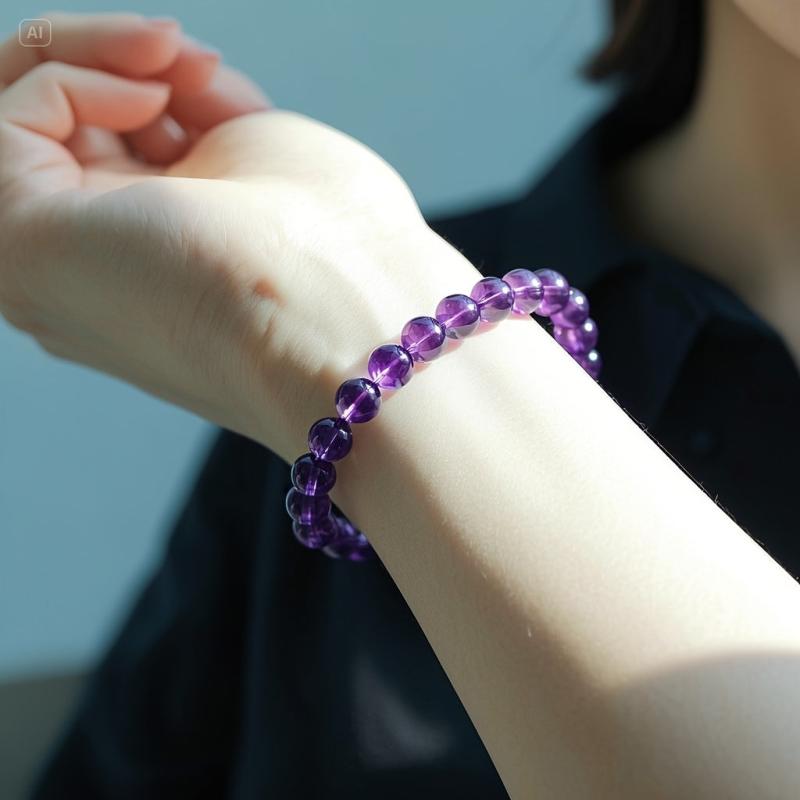Valeria Purple Pearl Bracelet