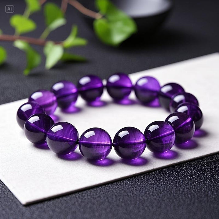Valeria Purple Pearl Bracelet