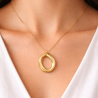 Oval Pendant Necklace