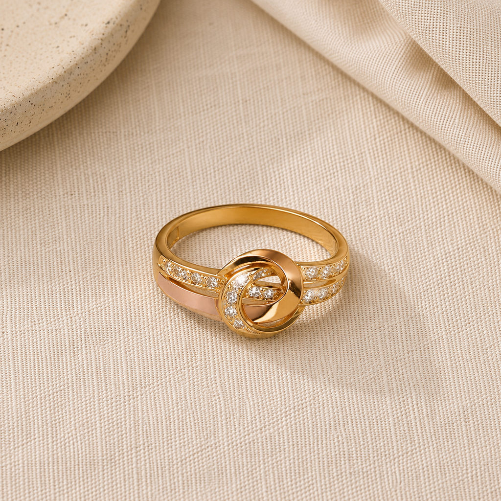 Infinity Crystal Ring