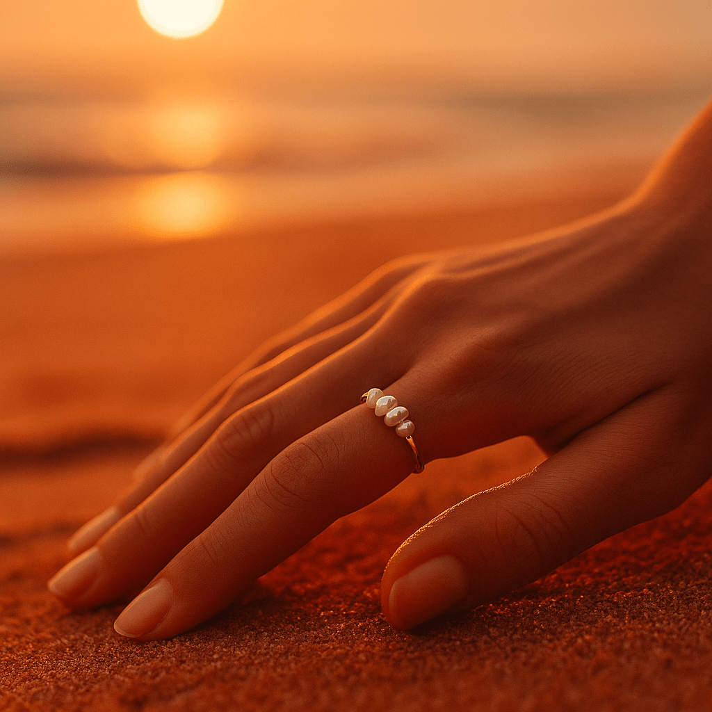 Pearl Band Ring