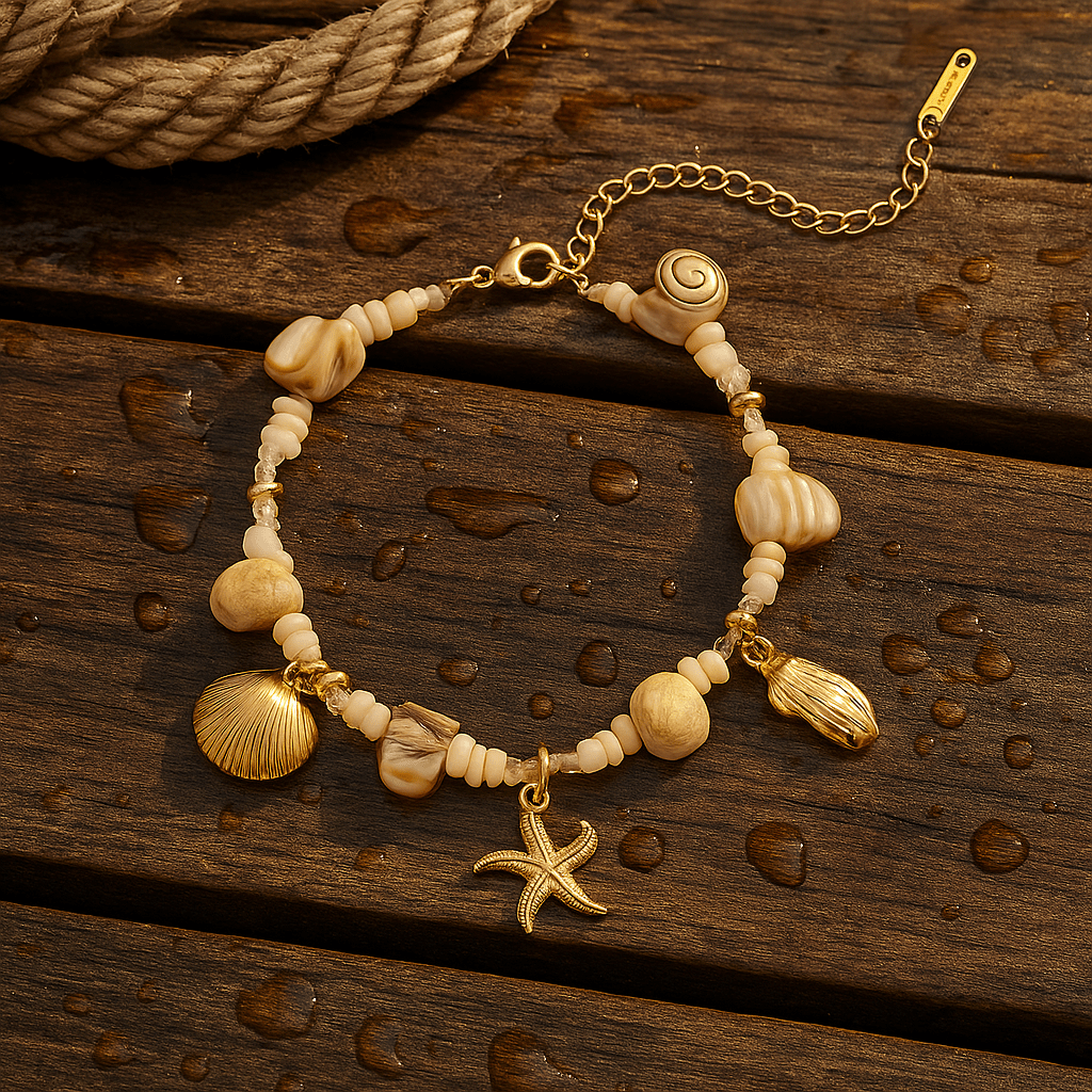 Morning Shell Charm Bracelet