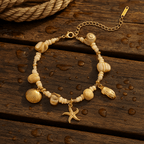 Morning Shell Charm Bracelet