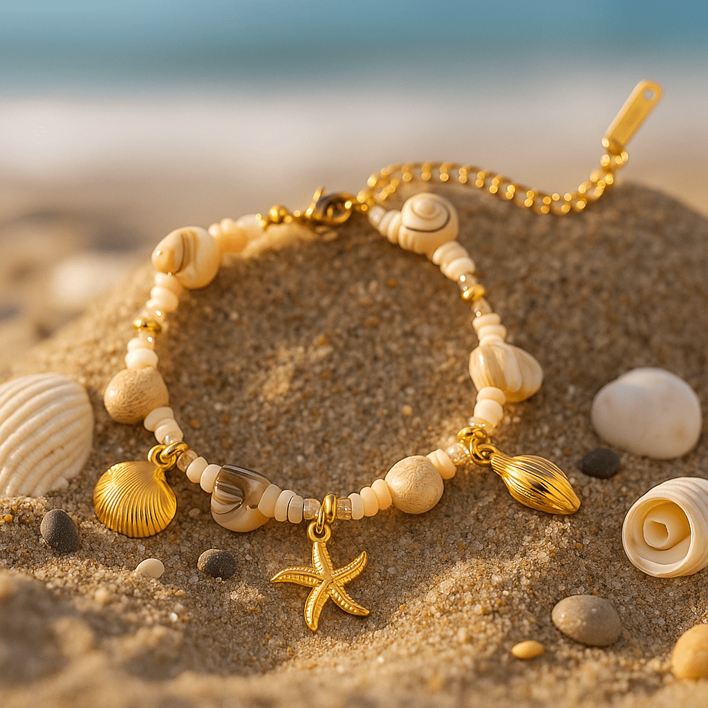 Morning Shell Charm Bracelet