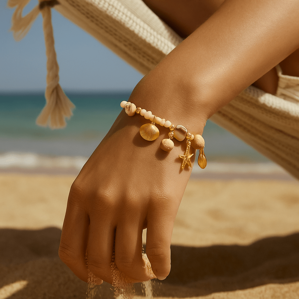 Morning Shell Charm Bracelet