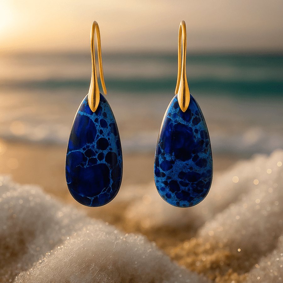 Abyssal Blue Earrings