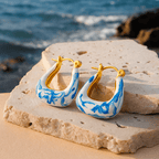 Wave Feather Earrings