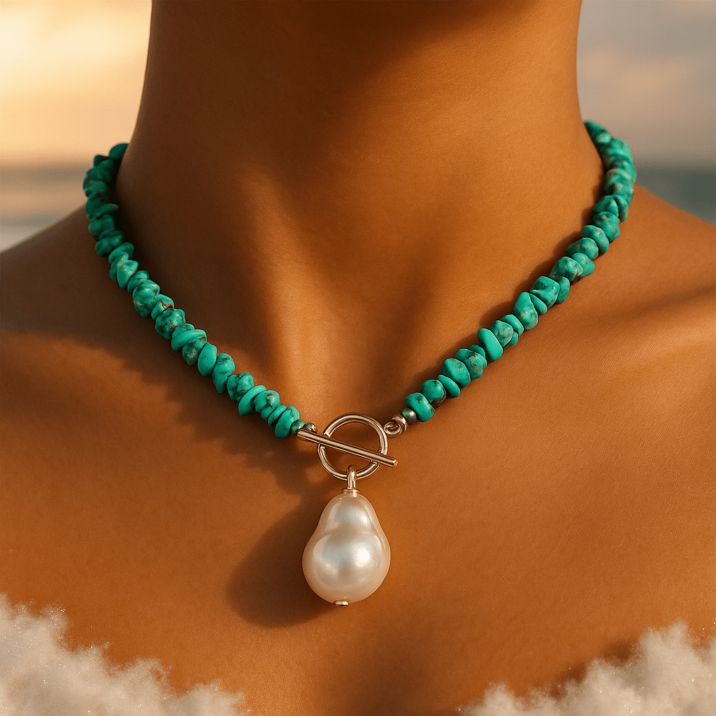 Curled Wave Necklace
