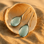 Sea Tears in Glass Earrings