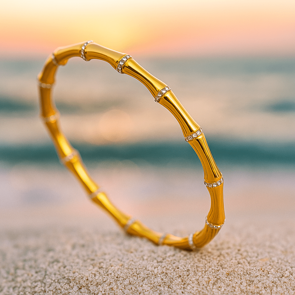 Bamboo-Shaped Bracelet