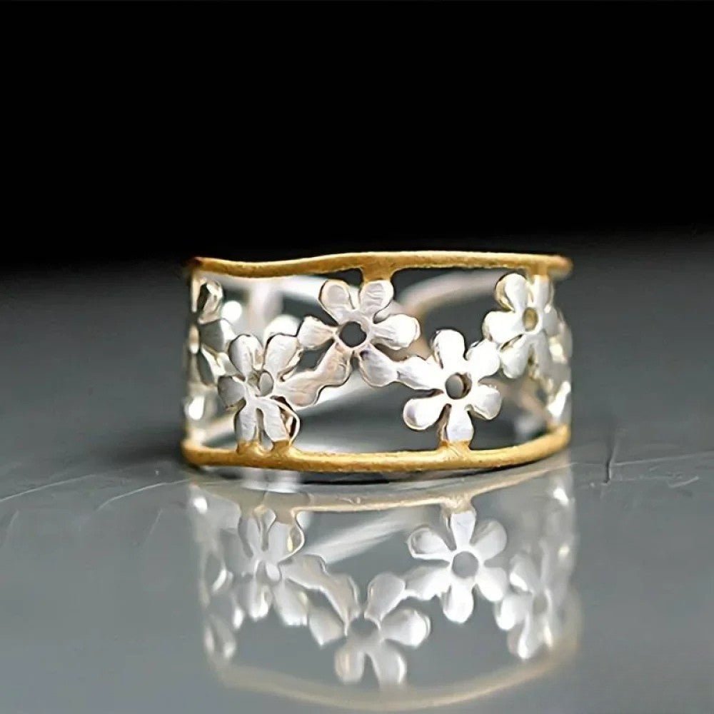 Irregular Flower Ring