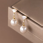 Chic Earrings with Pearls
