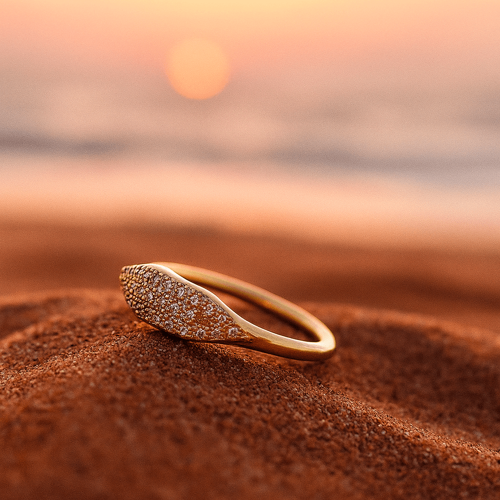 Layered Zirconia Ring