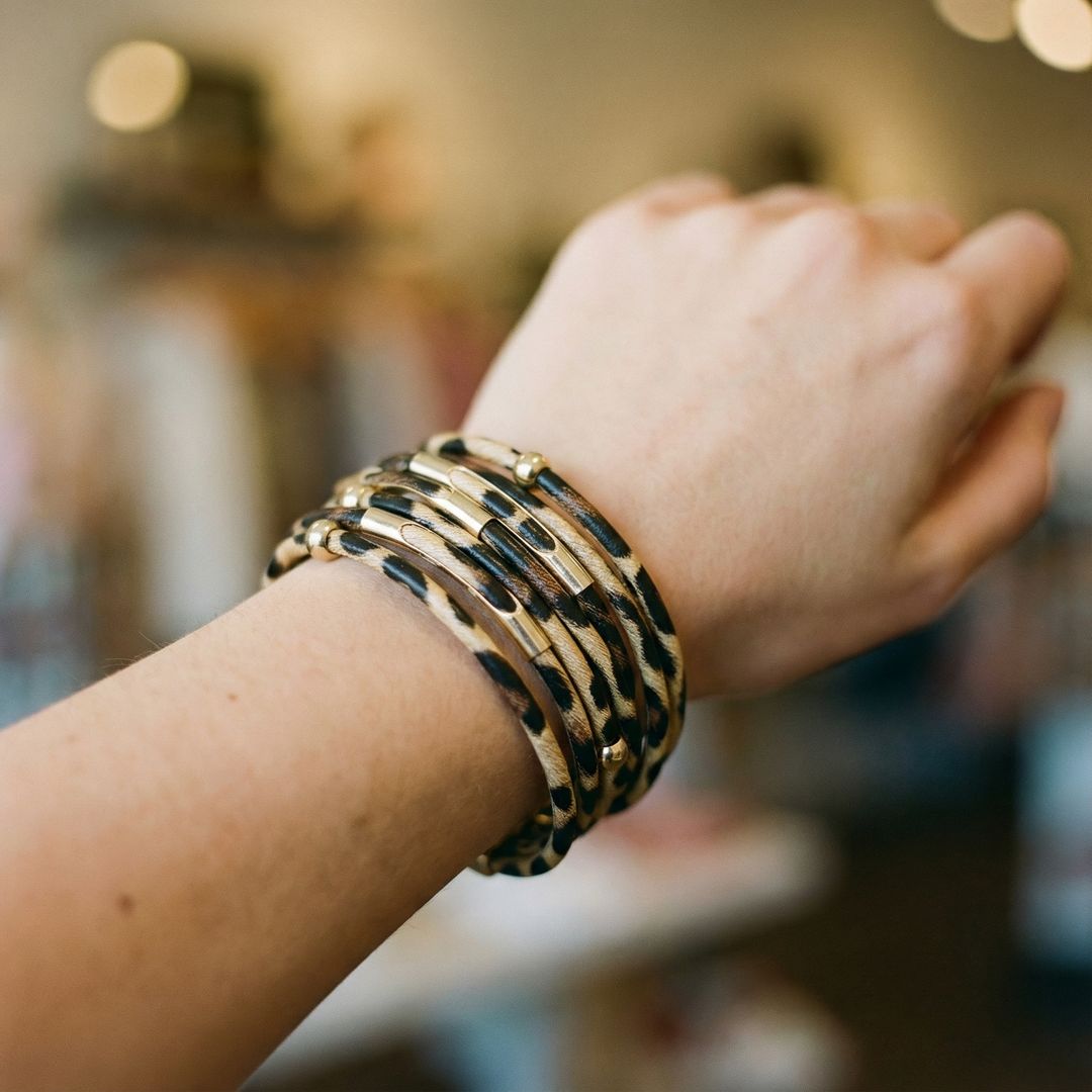 Wide Boho Wrap Bracelet with Multiple Layers