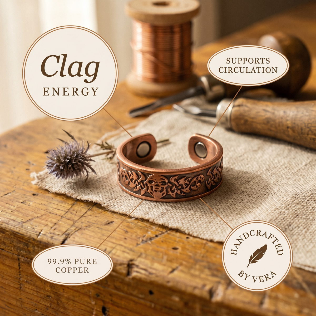 Olivia's Clag Copper Ring