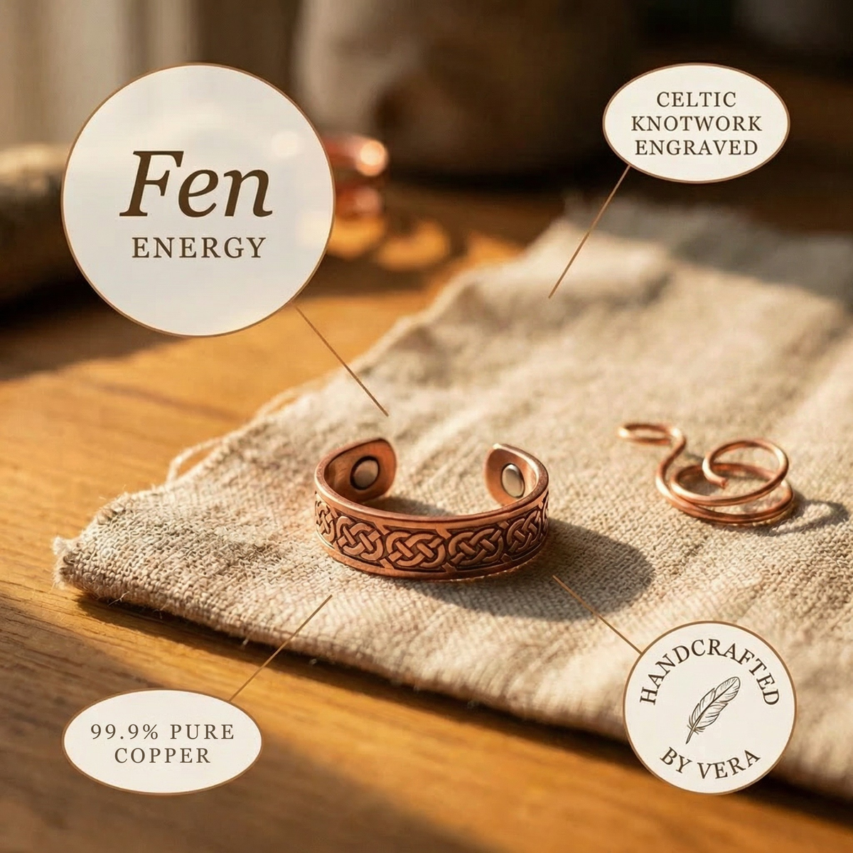 Olivia's Fen Copper Ring