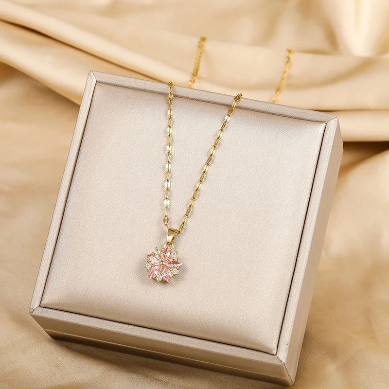 Sakura Rose Romantique Necklace