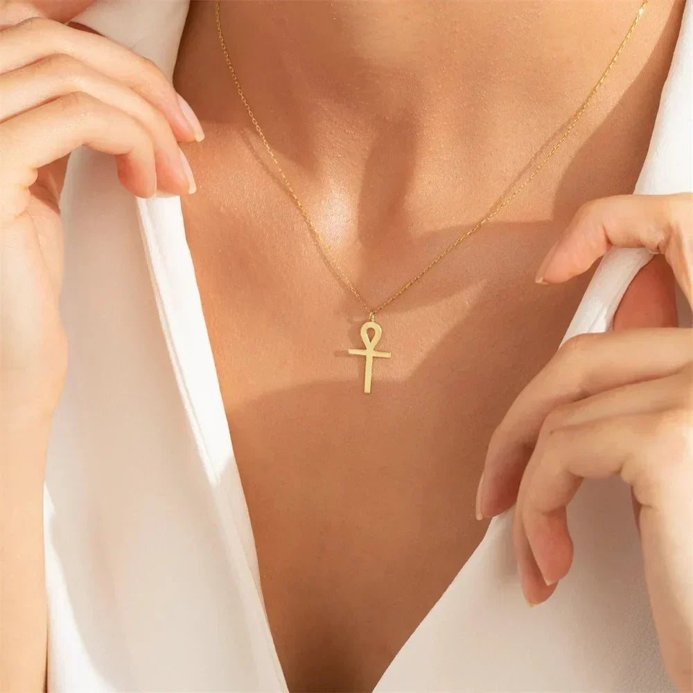 Necklace with Ankh Pendant