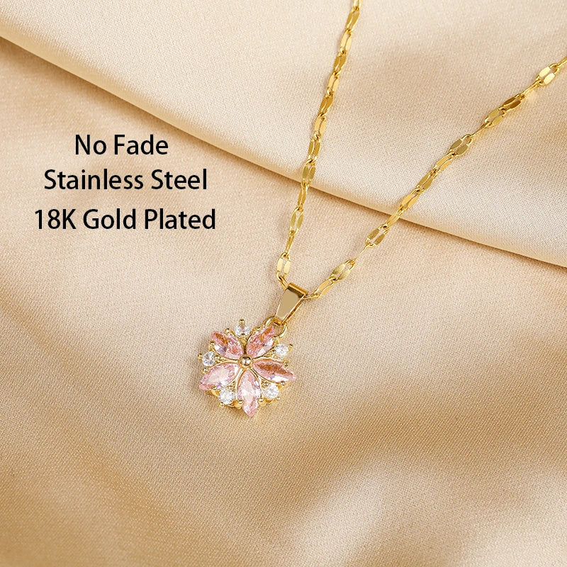 Sakura Rose Romantique Necklace