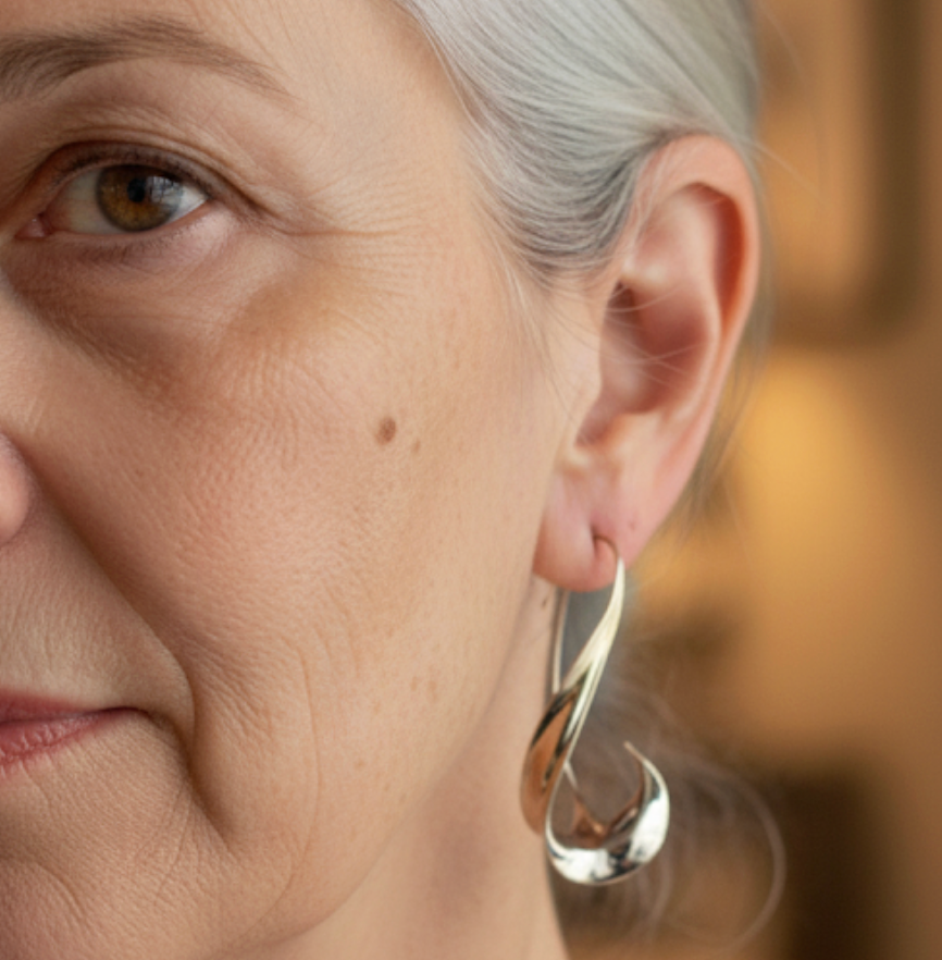 Vintage Gold Dangle Earrings