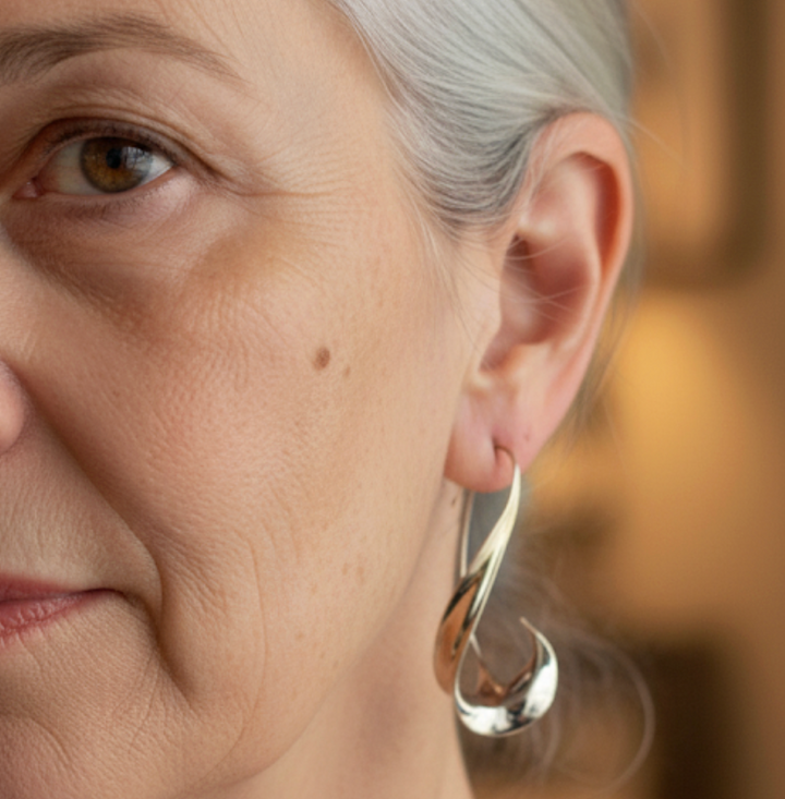 Vintage Gold Dangle Earrings