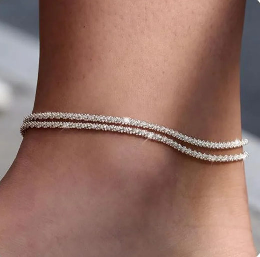 Anklet with Chain for Beach Holidays