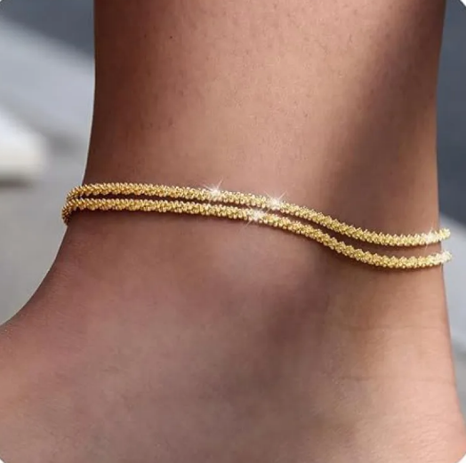 Anklet with Chain for Beach Holidays