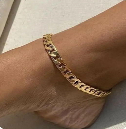 Anklet with Chain for Beach Holidays