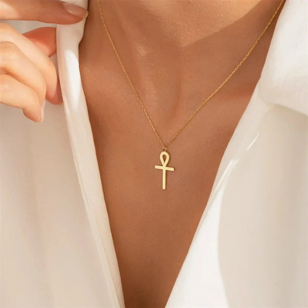 Necklace with Ankh Pendant