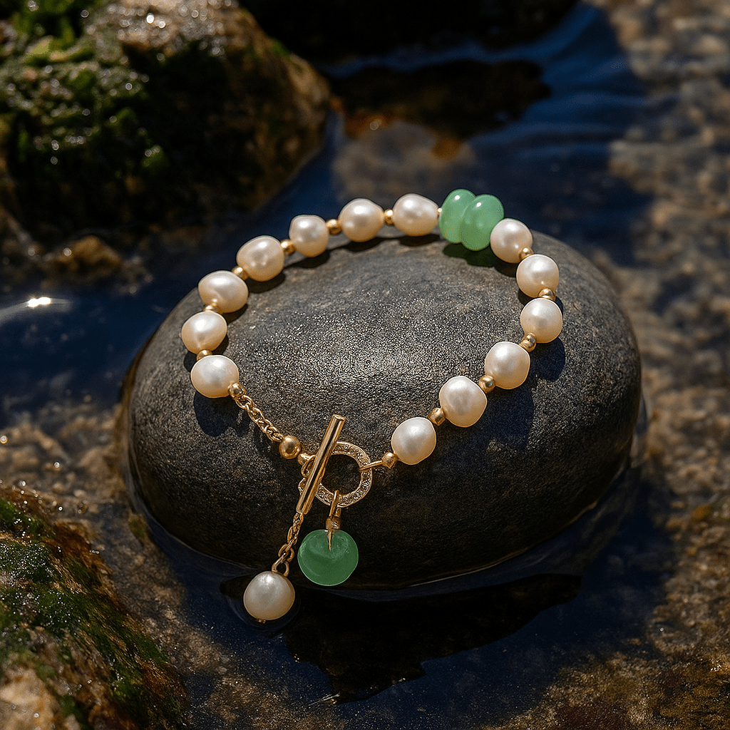 Wave Pearls Bracelet