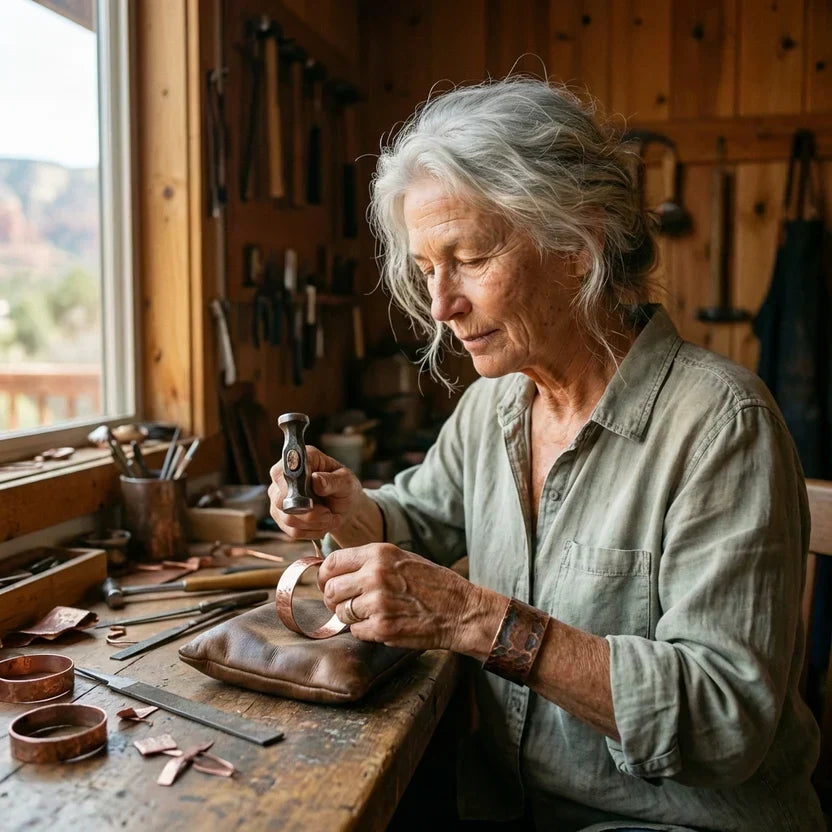 Olivia's Bough Copper Bracelet