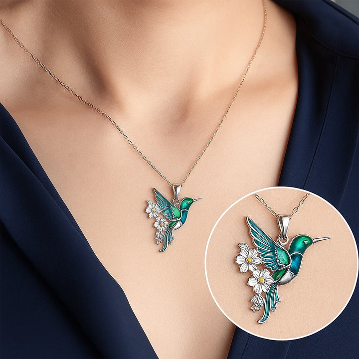 Beautiful Necklace with Hummingbird and Free Earrings – Limited Time Offer
