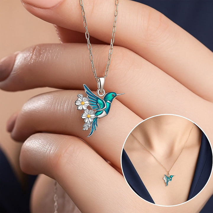 Beautiful Necklace with Hummingbird and Free Earrings – Limited Time Offer