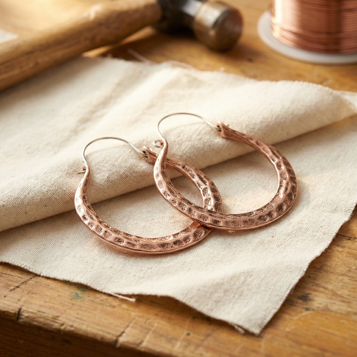 Olivia's Ember Copper Earrings