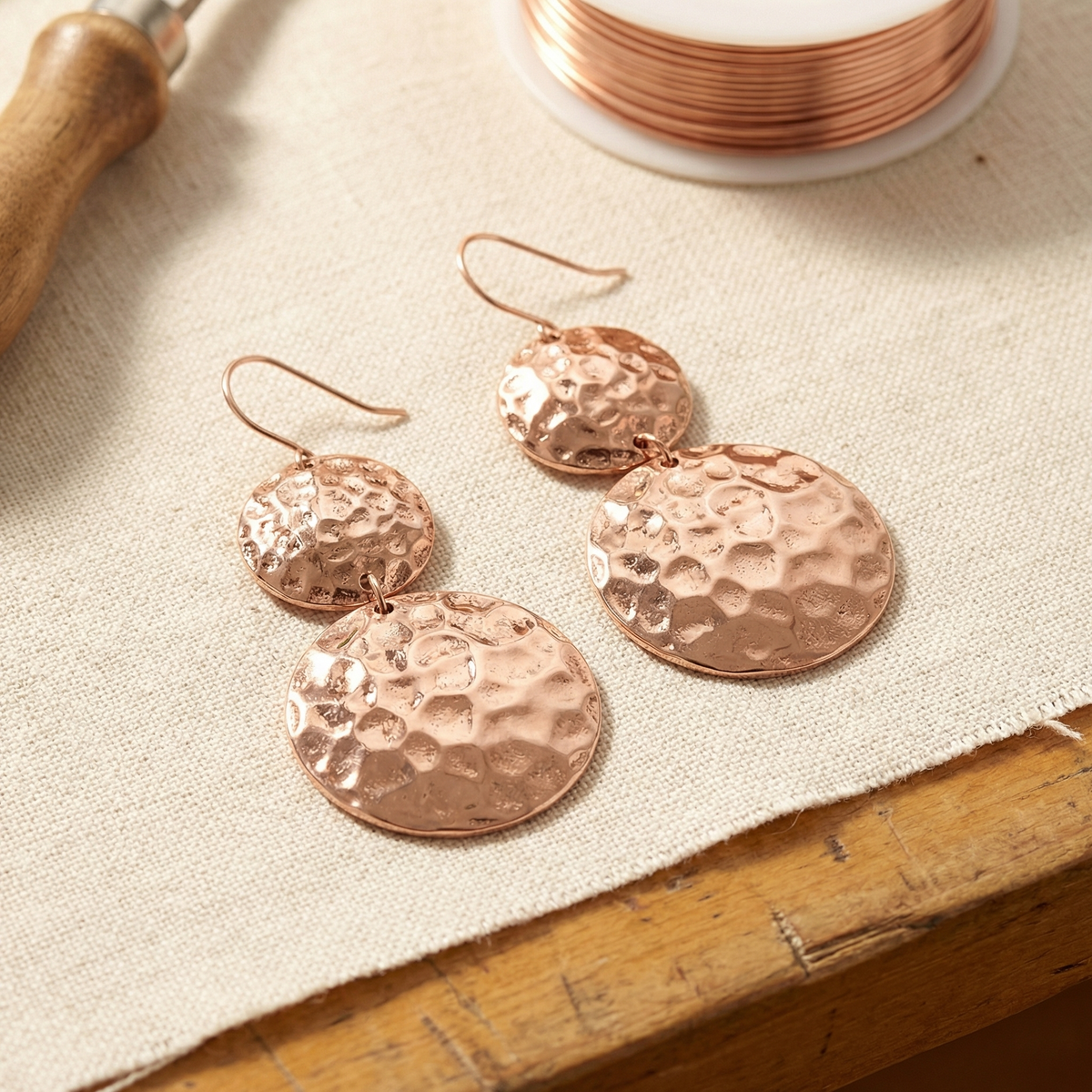 Olivia's Solstice Copper Earrings