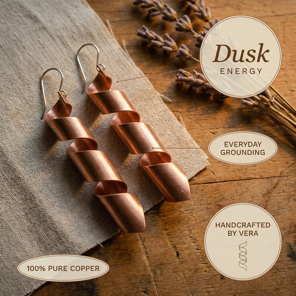 Olivia's Dusk Copper Earrings