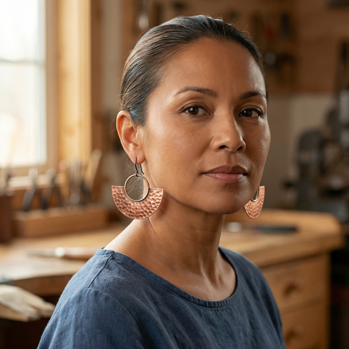 Olivia's Sol Copper Earrings