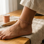Olivia's Reed Copper Anklet