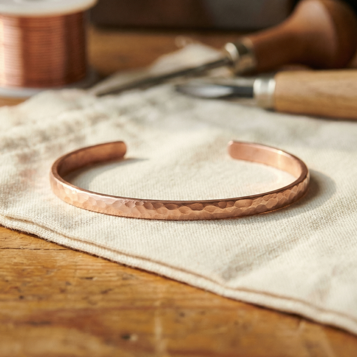 Olivia's Sand Copper Anklet